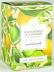 Wavertree & London - Scented Candle - Basil, Lime and Mandarin