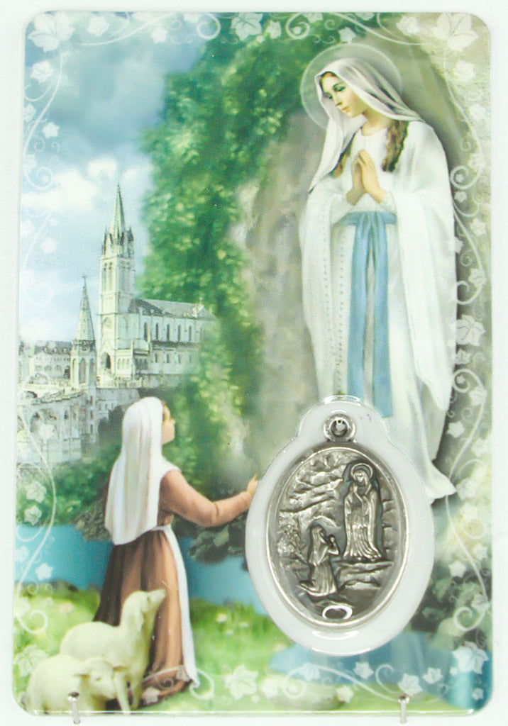 Prayer Card - Our Lady of Lourdes