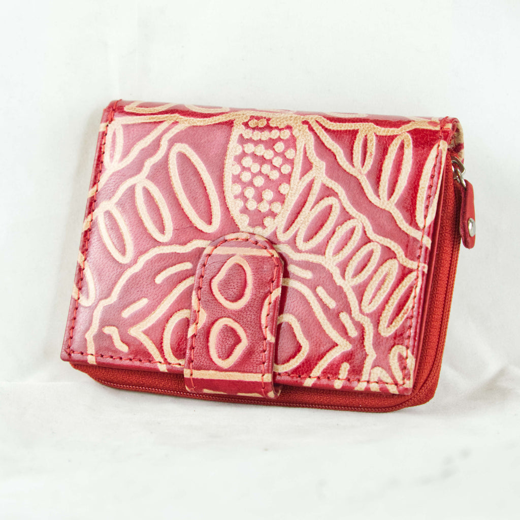 Authentic Australian Aboriginal Art Wallet New Norcia Museum Gift Shop