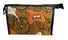 Authentic Aboriginal Art - Cosmetic Canvas Bag