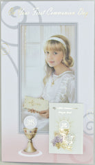 First Communion Card - girl