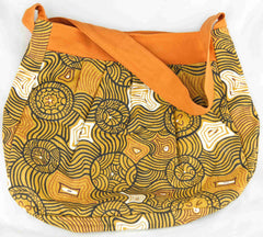 Jukurrpa fabric shoulder bag - city bag