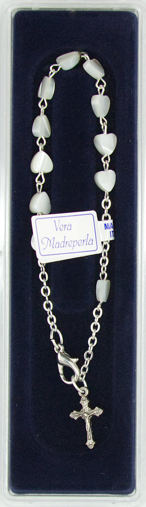 Rosary bracelet - Italian Vera Madreperla