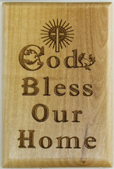 Olive Wood Home Blessing magnet