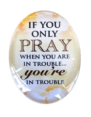 Resin Magnet: 'Pray'