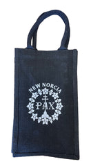 New Norcia PAX Hessian Wine Bag - double